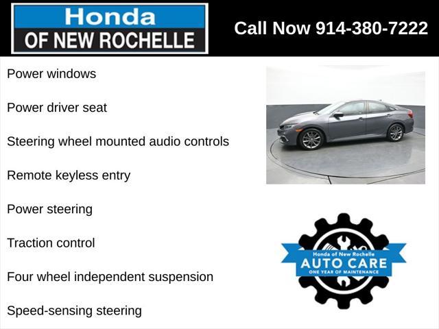 used 2021 Honda Civic car, priced at $22,050