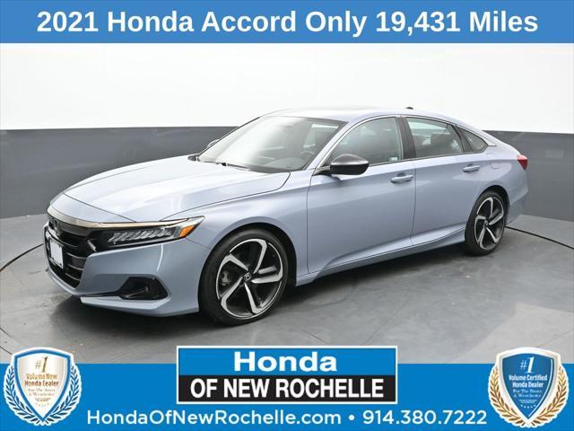 used 2021 Honda Accord car, priced at $29,500