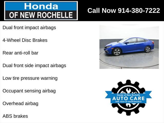 used 2021 Honda Civic car, priced at $20,563