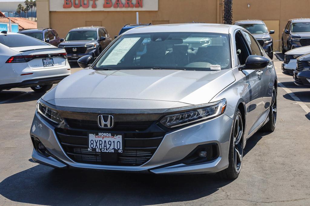 used 2021 Honda Accord car, priced at $25,488