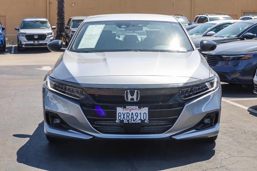 used 2021 Honda Accord car, priced at $25,488