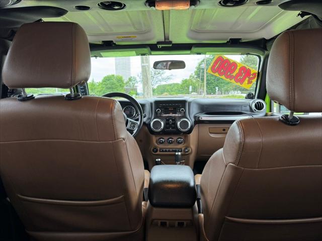used 2012 Jeep Wrangler Unlimited car, priced at $13,990