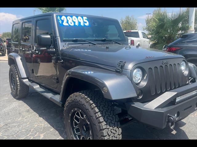 used 2017 Jeep Wrangler Unlimited car, priced at $28,995