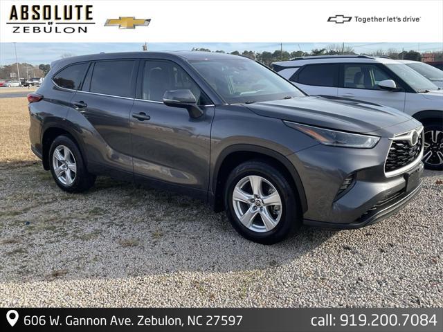 used 2021 Toyota Highlander car, priced at $24,859