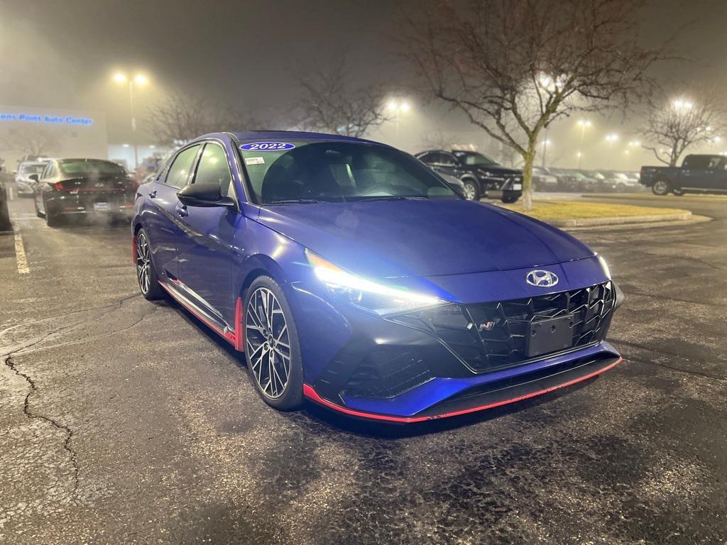 used 2022 Hyundai Elantra N car, priced at $23,189