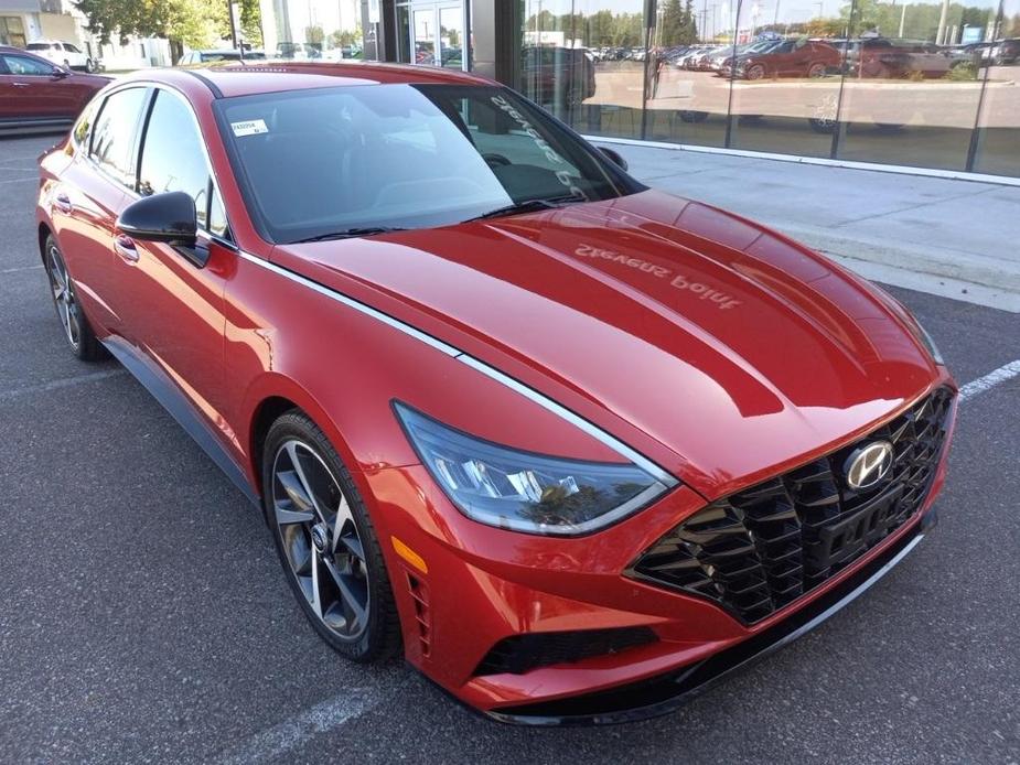 used 2021 Hyundai Sonata car, priced at $18,189