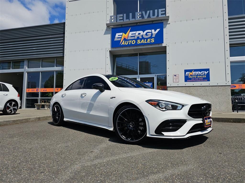 used 2021 Mercedes-Benz AMG CLA 35 car, priced at $27,880