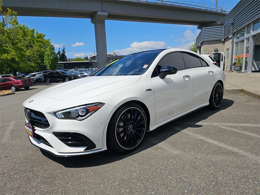 used 2021 Mercedes-Benz AMG CLA 35 car, priced at $27,880