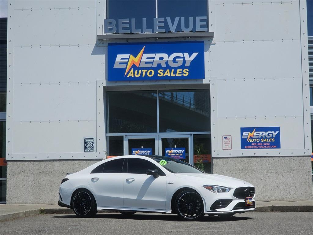 used 2021 Mercedes-Benz AMG CLA 35 car, priced at $27,880
