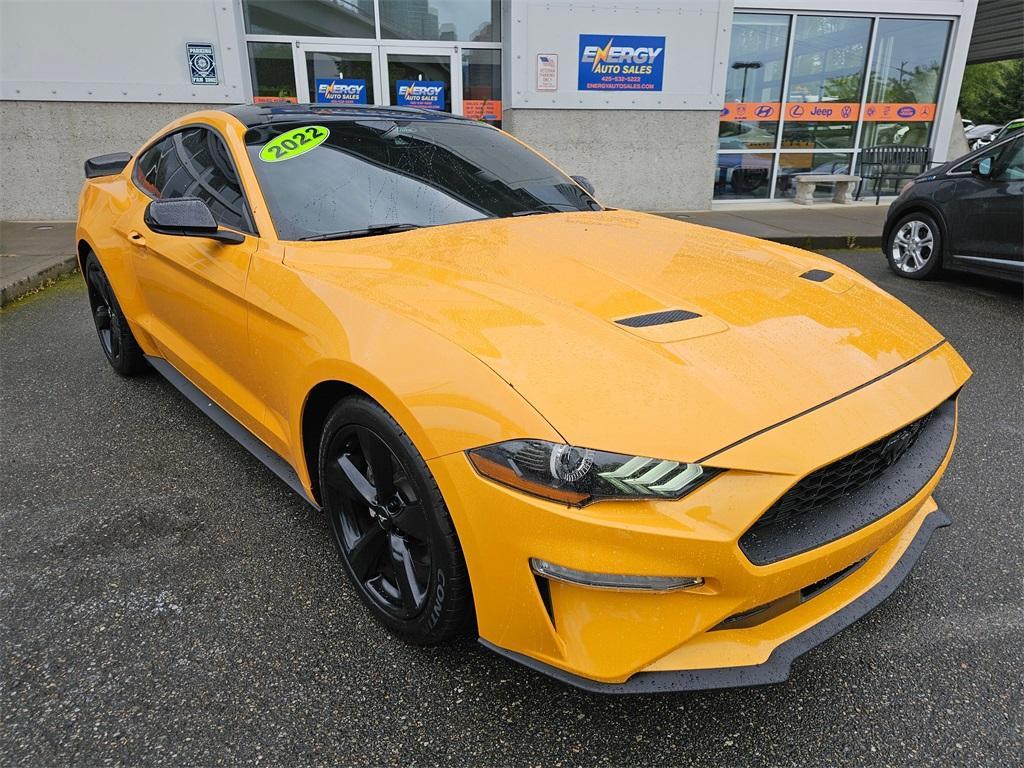 used 2022 Ford Mustang car, priced at $21,880