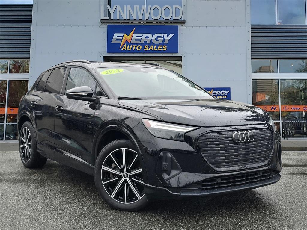 used 2022 Audi Q4 e-tron car, priced at $20,788