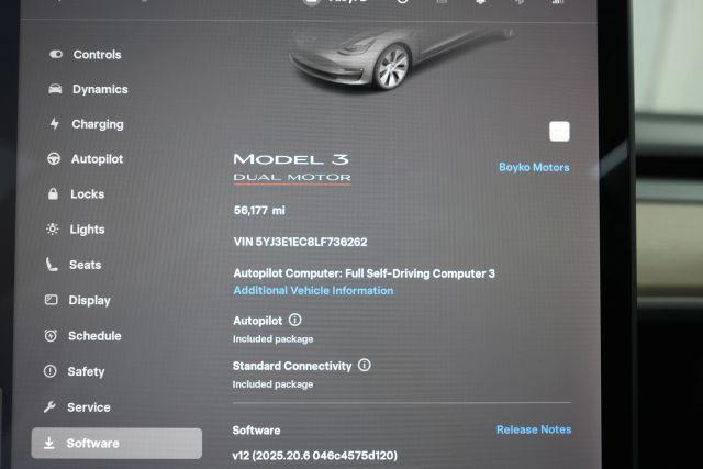 used 2020 Tesla Model 3 car, priced at $21,295