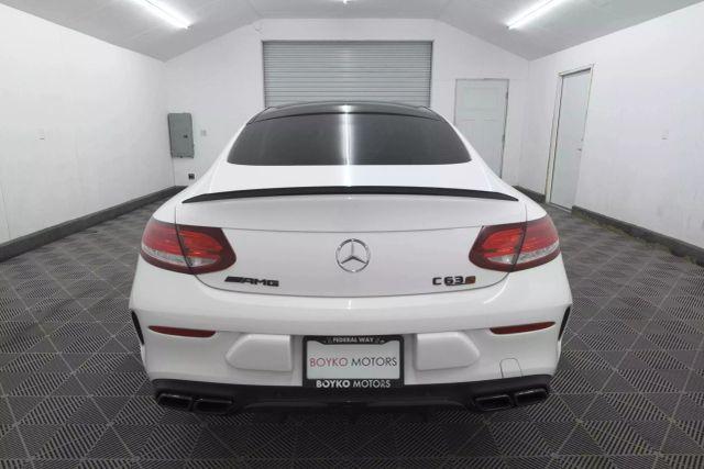 used 2018 Mercedes-Benz AMG C 63 car, priced at $36,995