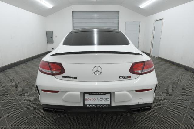 used 2018 Mercedes-Benz AMG C 63 car, priced at $39,495