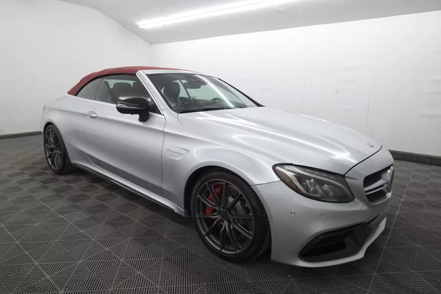 used 2018 Mercedes-Benz AMG C 63 car, priced at $49,995