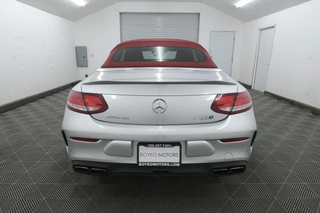 used 2018 Mercedes-Benz AMG C 63 car, priced at $55,995