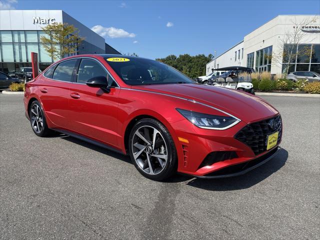 used 2021 Hyundai Sonata car, priced at $22,015