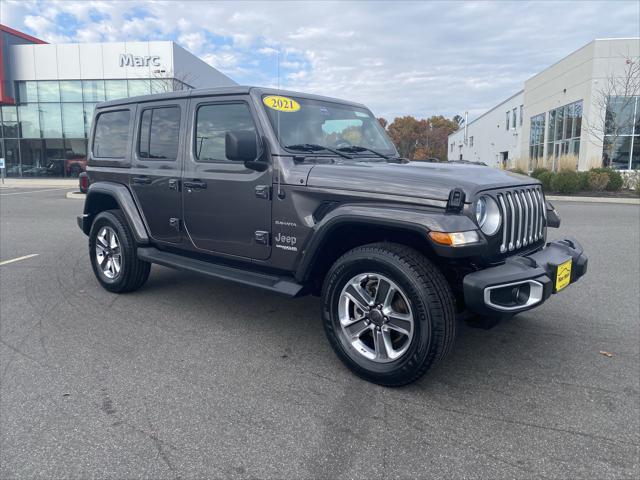 used 2021 Jeep Wrangler Unlimited car, priced at $32,608