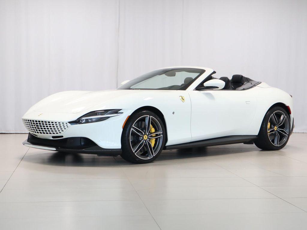 used 2024 Ferrari Roma Spider car, priced at $322,500