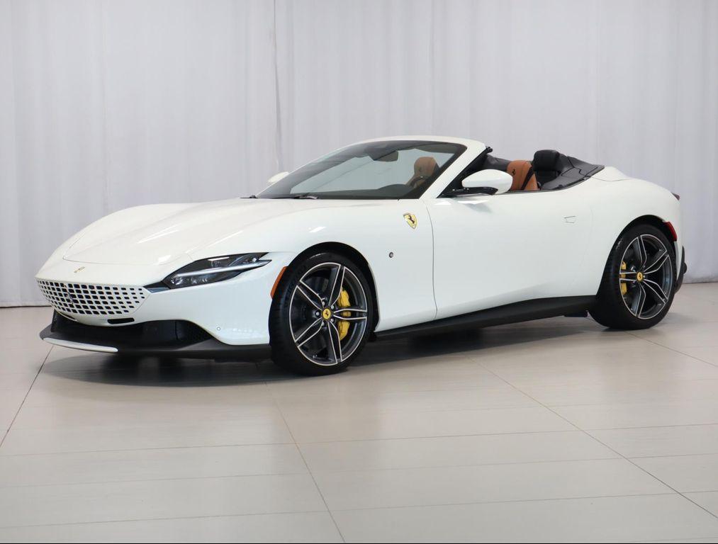 used 2024 Ferrari Roma Spider car, priced at $329,000