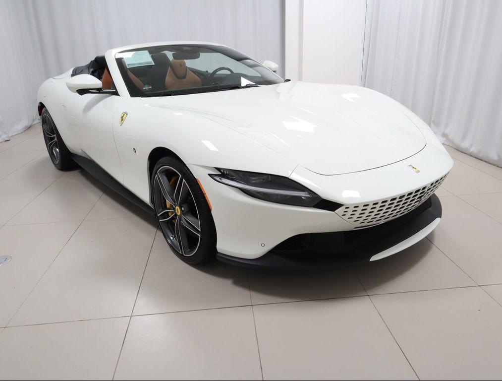used 2024 Ferrari Roma Spider car, priced at $329,000