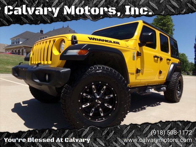 used 2021 Jeep Wrangler Unlimited car, priced at $24,995