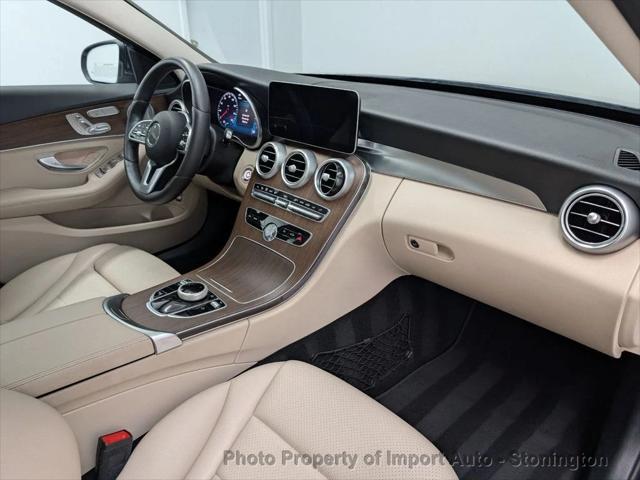 used 2021 Mercedes-Benz C-Class car, priced at $27,995