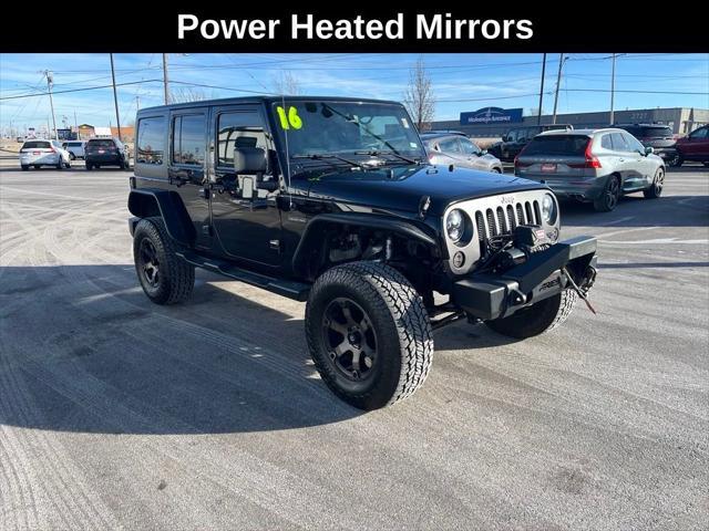 used 2016 Jeep Wrangler Unlimited car, priced at $21,237