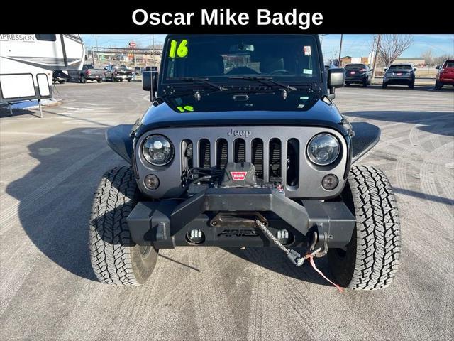 used 2016 Jeep Wrangler Unlimited car, priced at $21,237