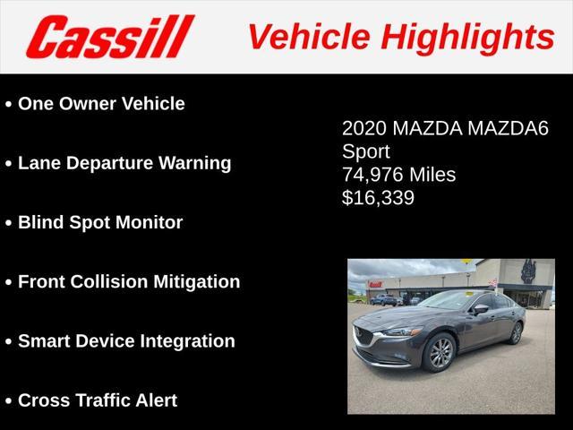 used 2020 Mazda Mazda6 car, priced at $16,339