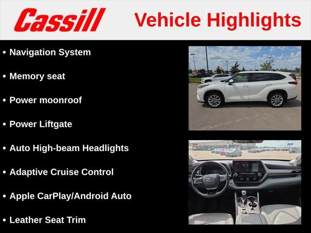 used 2021 Toyota Highlander car, priced at $36,377