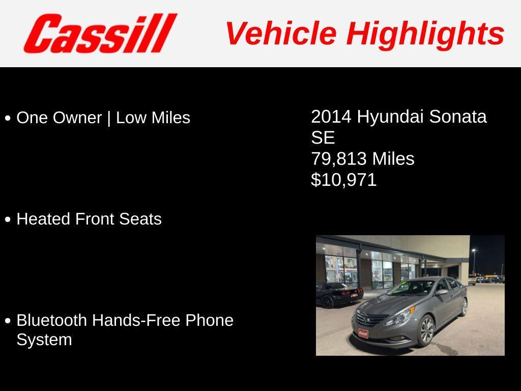 used 2014 Hyundai Sonata car, priced at $10,971