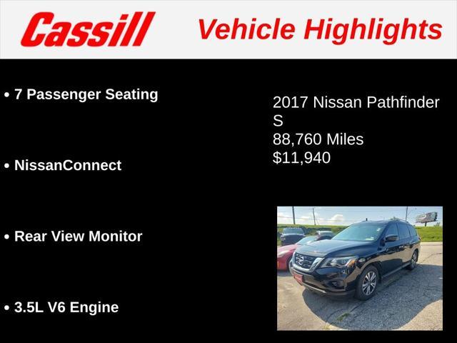 used 2017 Nissan Pathfinder car, priced at $11,940