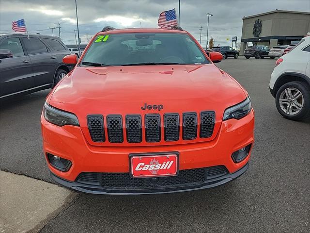 used 2021 Jeep Cherokee car, priced at $22,649