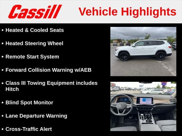 used 2024 Volkswagen Atlas car, priced at $34,611