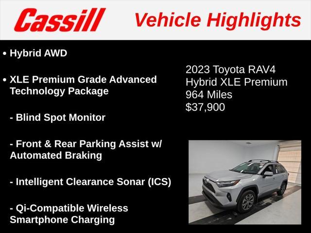 used 2023 Toyota RAV4 Hybrid car, priced at $37,900