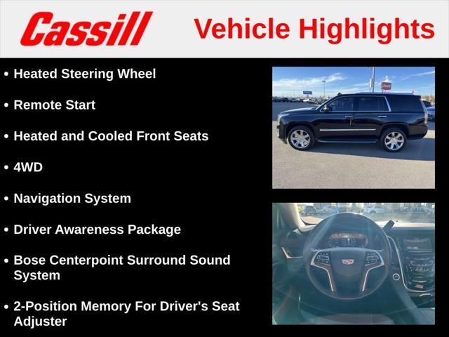 used 2017 Cadillac Escalade car, priced at $30,700