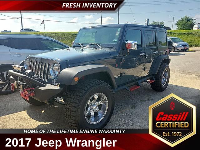 used 2017 Jeep Wrangler Unlimited car, priced at $20,997