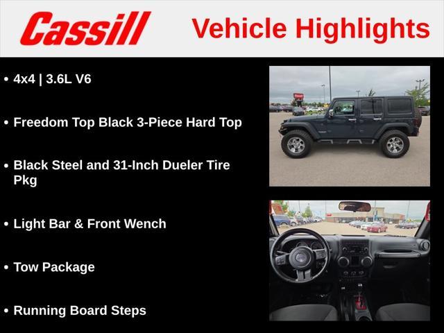 used 2017 Jeep Wrangler Unlimited car, priced at $20,997