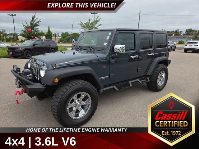 used 2017 Jeep Wrangler Unlimited car, priced at $20,997