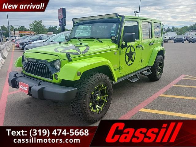used 2013 Jeep Wrangler Unlimited car, priced at $15,997