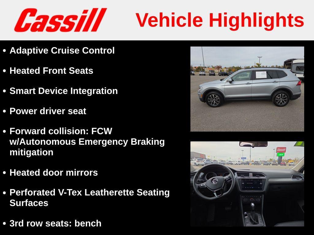used 2021 Volkswagen Tiguan car, priced at $17,480