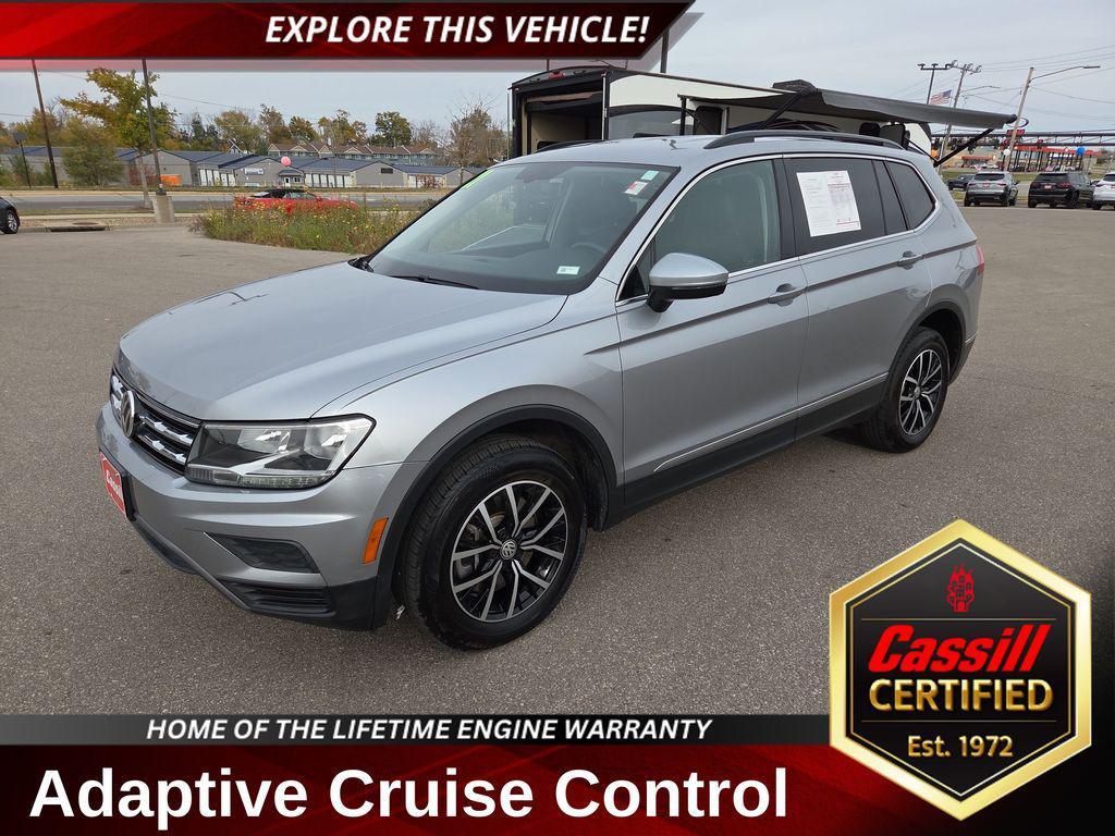 used 2021 Volkswagen Tiguan car, priced at $17,480