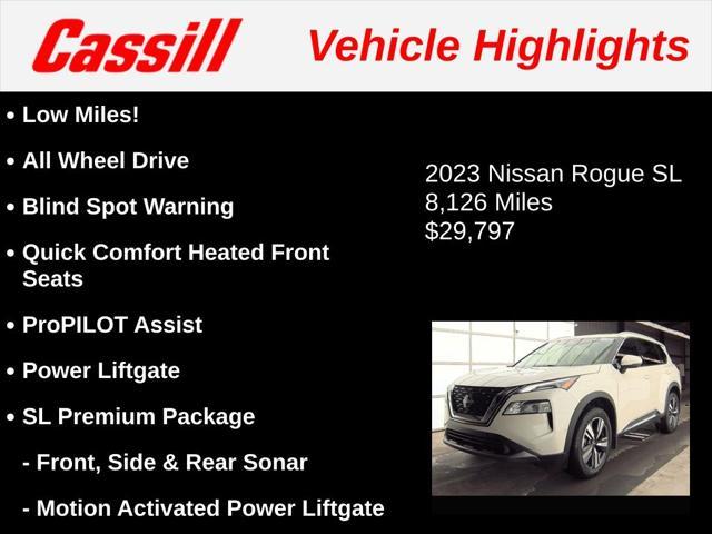 used 2023 Nissan Rogue car, priced at $29,797