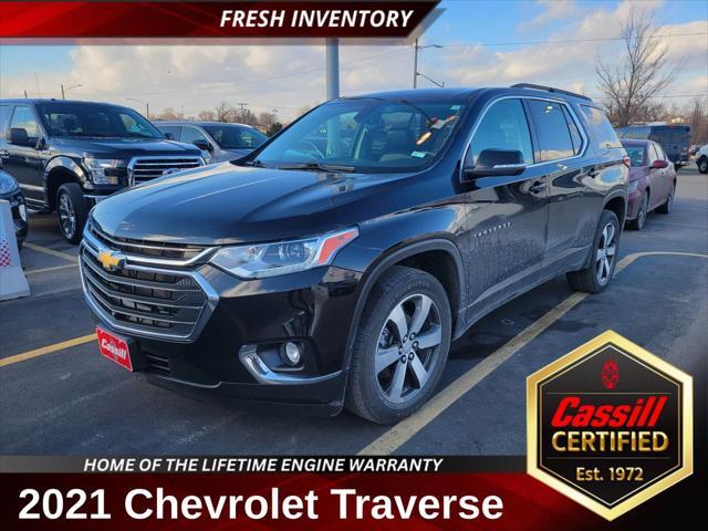 used 2021 Chevrolet Traverse car, priced at $29,294