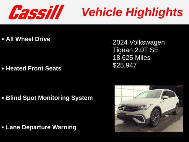 used 2024 Volkswagen Tiguan car, priced at $25,947