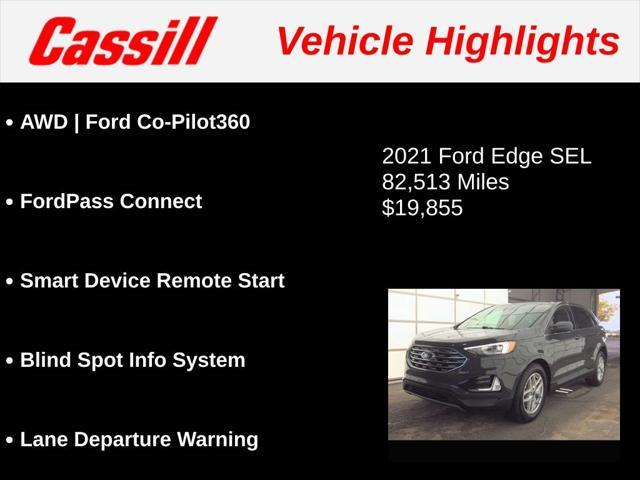 used 2021 Ford Edge car, priced at $19,855