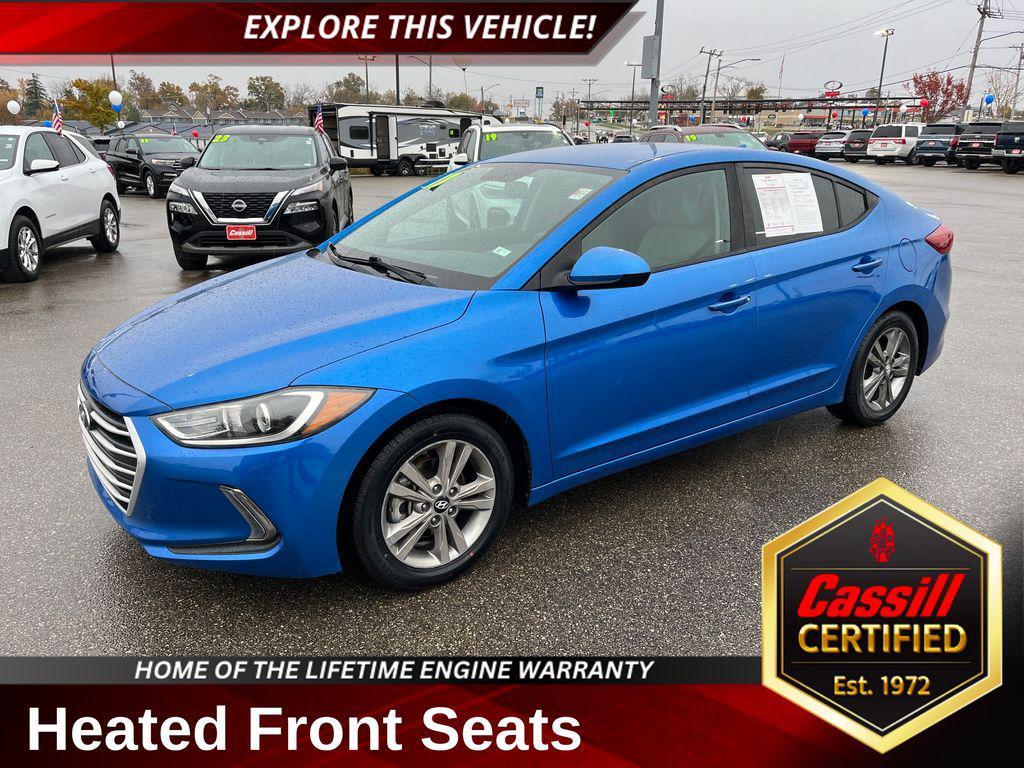 used 2017 Hyundai Elantra car, priced at $12,649