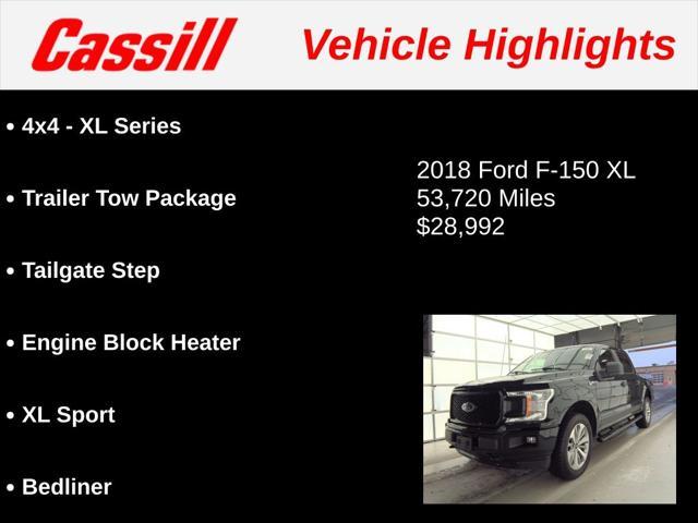 used 2018 Ford F-150 car, priced at $28,992