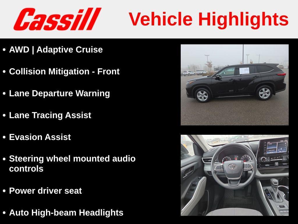 used 2022 Toyota Highlander car, priced at $29,870